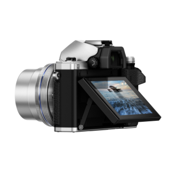Цифровая системная фотокамера OLYMPUS E-M10 Mark II Pancake Zoom 14-42 Kit Silver/Silver